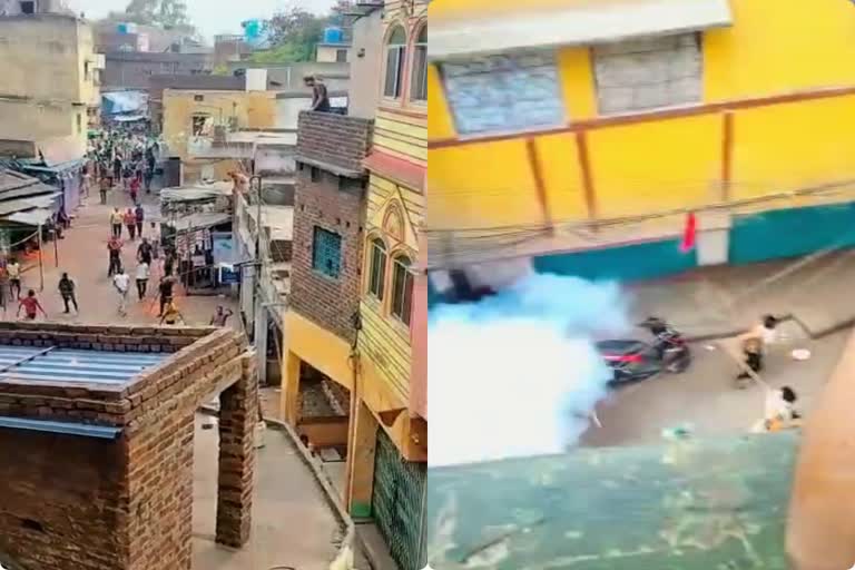 Violent clash between two groups in Dhanbad