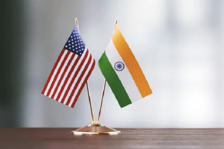 Indian and US flag