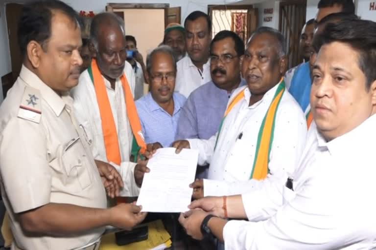 bjp allegation against kishore nagar bdo