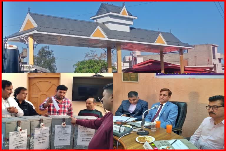 Auction of toll barriers in sirmaur