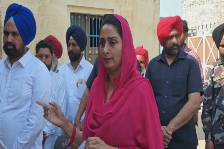 Harsimrat Kaur Badal on central government and state government in Bathinda