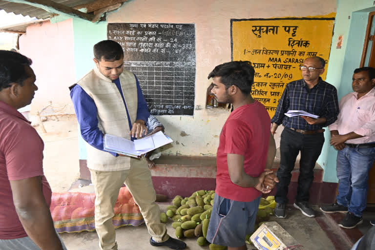 District administration raids ration shops in Dumka