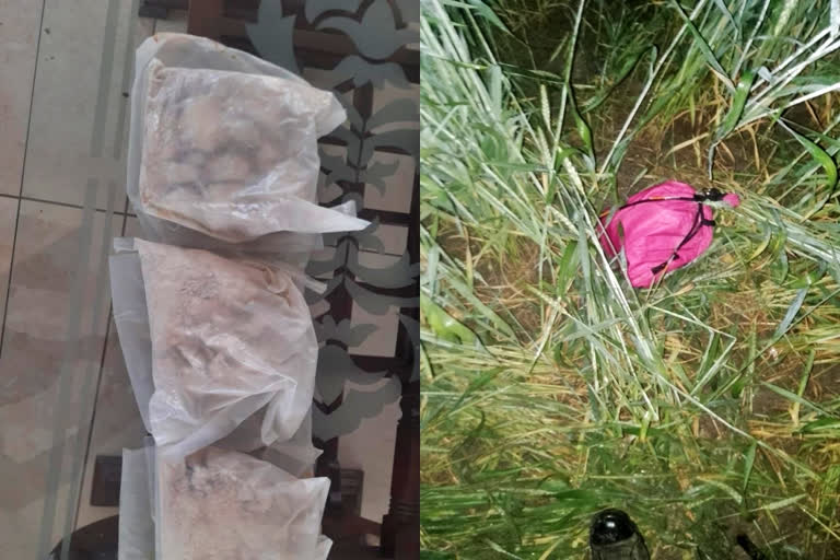 bsf recover 3 kg heroin that was dropped by pak drone