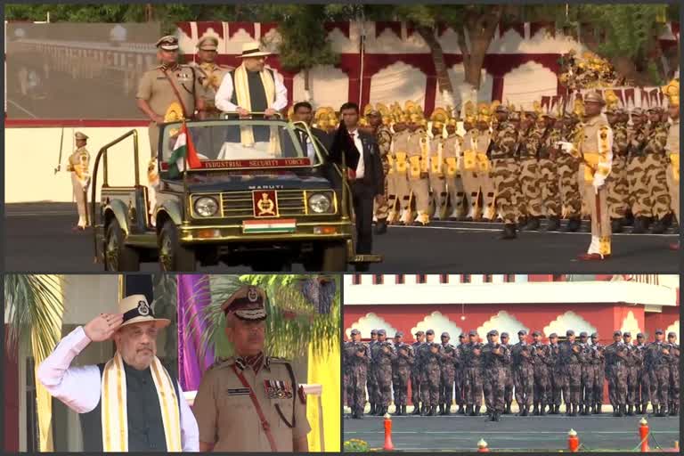 Amit Shah attends 54th CISF Raising Day