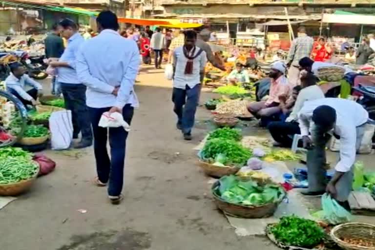 guna vegetables vendors strike