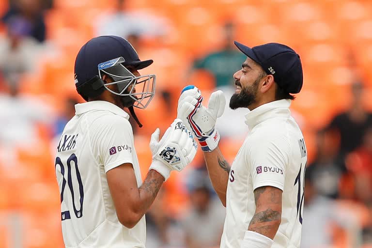 border gavaskar trophy  IND vs AUS 4th Test Day 4 score updates  IND vs AUS  India vs Australia  Ahmedabad test  virat kohli  ബോര്‍ഡര്‍ ഗവാസ്‌കര്‍ ട്രോഫി  ഇന്ത്യ vs ഓസ്‌ട്രേലിയ  വിരാട് കോലി  അക്‌സര്‍ പട്ടേല്‍  Axar Patel