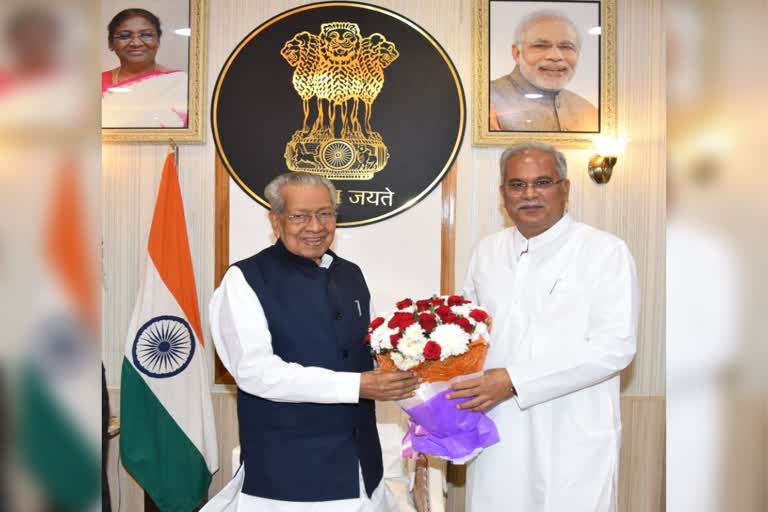 CM Bhupesh Baghel met Governor