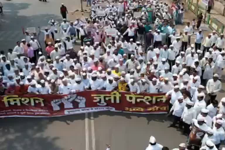 Grand march in Sangli