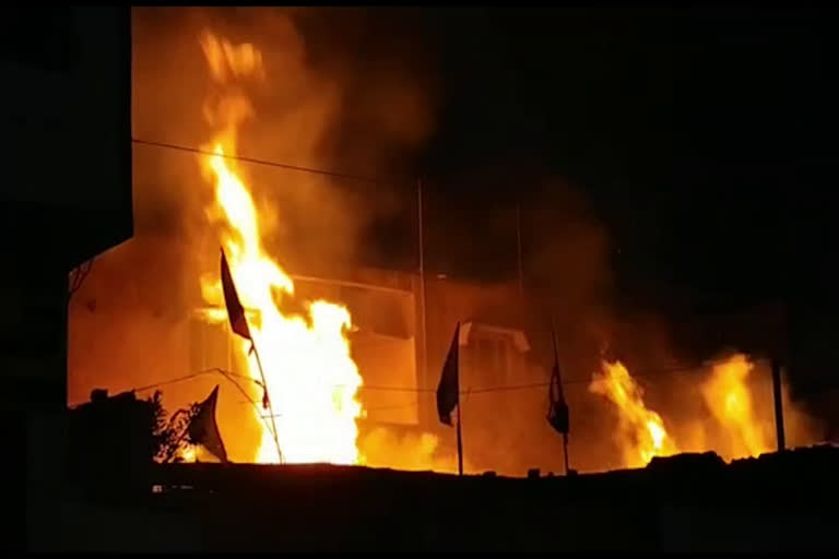 Fire accident in Attapur