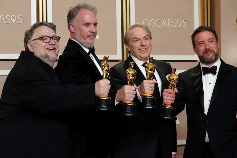 Guillermo del Toros Pinocchio wins best animated feature