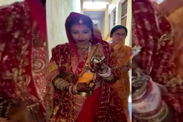 31-year-old-raksha-solanki-became-crazy-about-kanha-in-auraiya-married-to-idol-of-shri-krishna