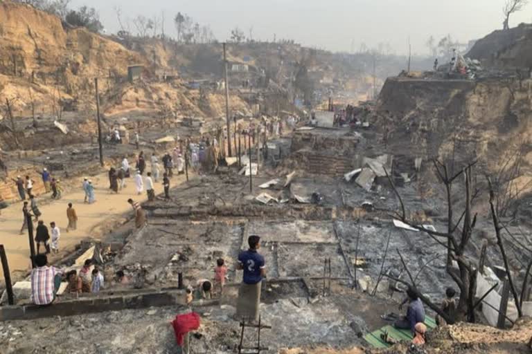 روہنگیا مسلمانوں کے کیمپوں میں آگ منصوبہ بندی کے تحت لگائی گئی تھی