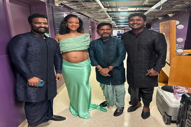 Naatu Naatu singers Kaala Bhairava, Rahul Sipligunj share fanboy moment with Rihanna
