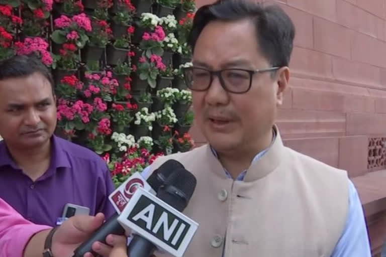 Marriage an institution, must be backed by law which takes into account traditions, ethos, heritage: Rijiju