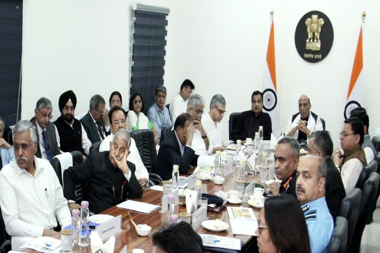 Rajnath Singh chaired high level meeting