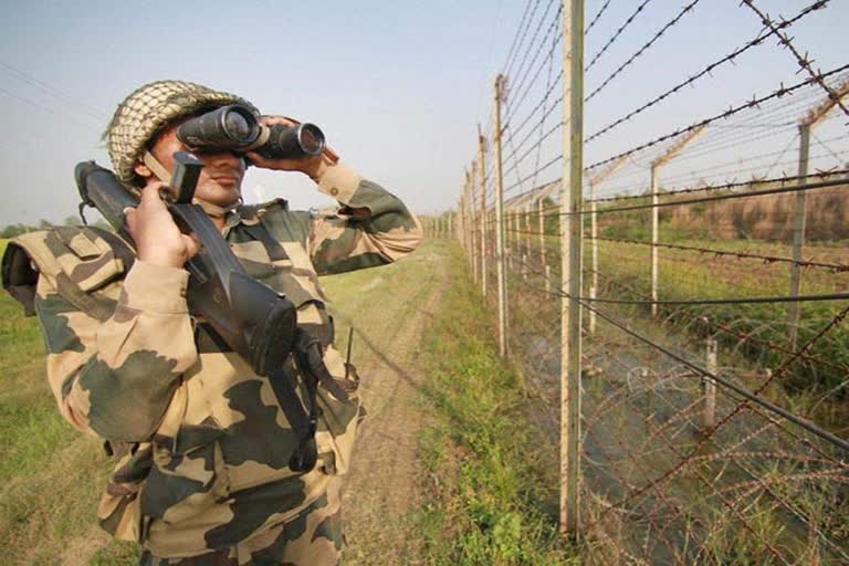 Etv BharatBorder situation in J&K under control, BSF alert to foil any misadventure: Officials