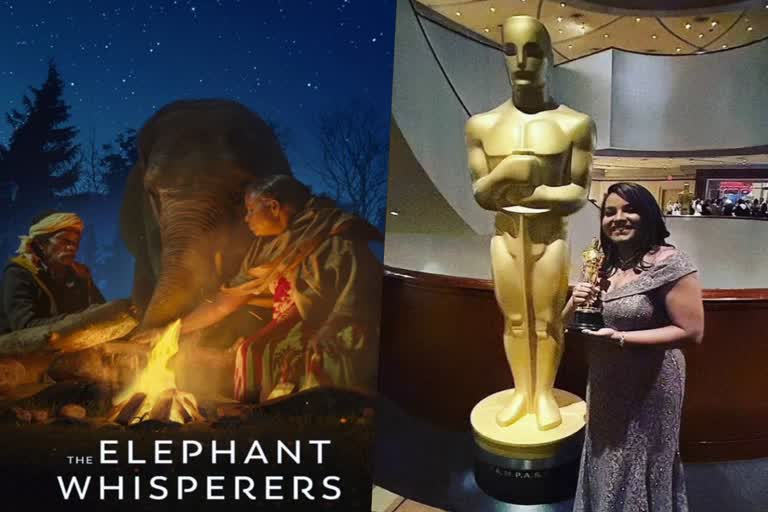 2023 Oscar winning Documentary  The Elephant Whisperers  Post production Supervisor Aswathy Naduthodi  Aswathy Naduthodi  ETV Bharat  ഒപ്പം നിന്നവര്‍ക്കും കളിയാക്കിയവര്‍ക്കുമുള്ള  ഓസ്‌കര്‍  ഓസ്‌കര്‍ തിളക്കത്തിന്‍റെ ഭാഗമായ  അശ്വതി നടുത്തൊടി മനസുതുറക്കുന്നു  അശ്വതി നടുത്തൊടി  അശ്വതി  മികച്ച ഡോക്യുമെന്‍ററി  ദി എലഫന്‍റ് വിസപറേഴ്‌സ്  ഡോൾബി തീയറ്റര്‍