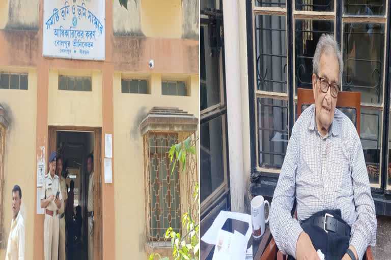 Amartya Sen House Land Dispute ETV BHARAT