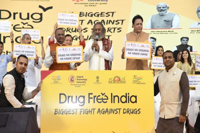 Organized drug free India program