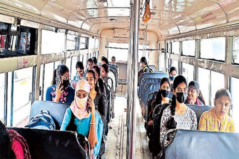 Special RTC buses for girls in Telangana