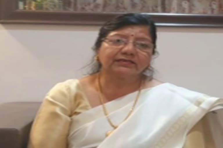 Former minister Ranjana Baghel hungama