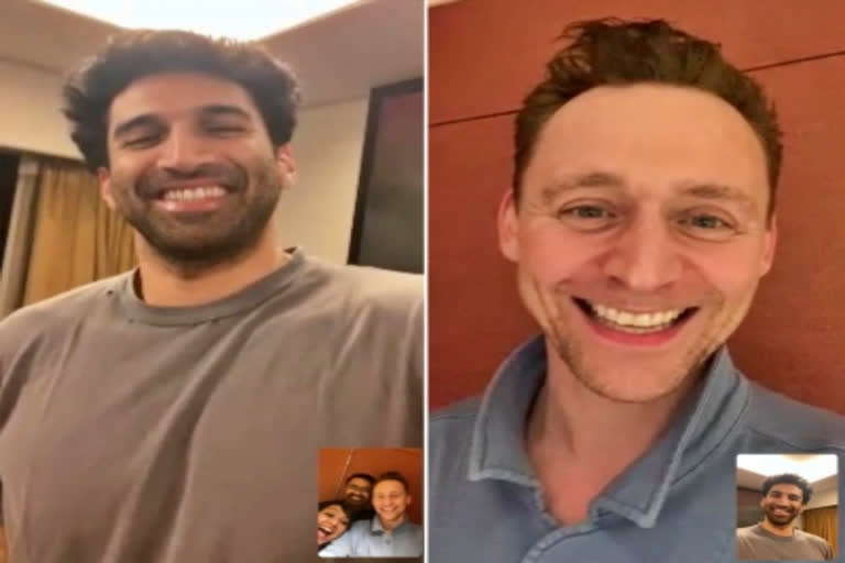 Tom Hiddleston video calls Aditya Roy Kapur