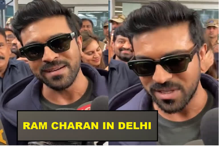 Ram Charan in Delhi