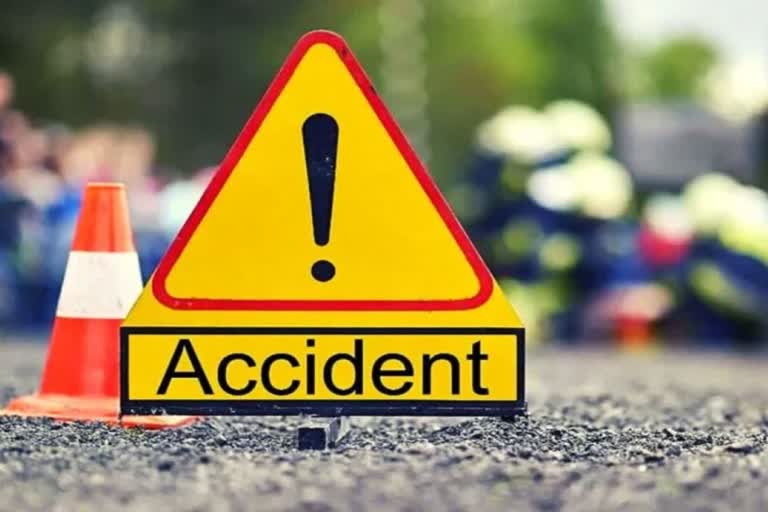 Car collided with bike in Nagaur,  two people died in road accident