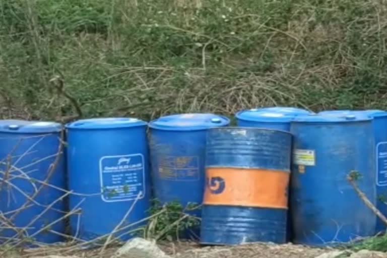 petroleum products seized from Dhaba