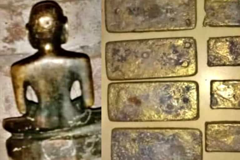 case of making biscuit by melting ancient idol