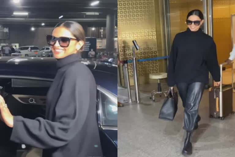 DEEPIKA PADUKON AIRPORT LOOK