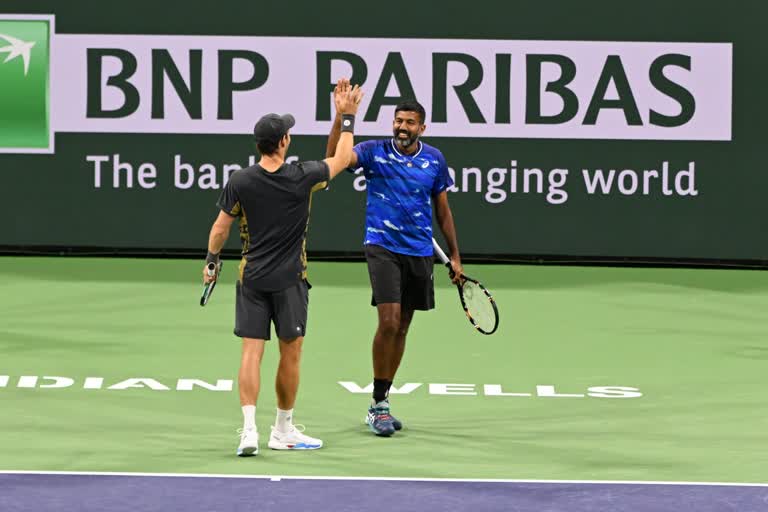 Rohan Bopanna oldest ATP Masters 1000 champion  Rohan Bopanna record  Indian Wells  ഇന്ത്യൻ വെൽസ്  ഇന്ത്യൻ വെൽസില്‍ കിരീടം നേടി രോഹൻ ബൊപ്പണ്ണ  രോഹൻ ബൊപ്പണ്ണ റെക്കോഡ്  Matthew Ebden  Wesley Koolhof  Neal Skupski  Daniel Nestor  മാത്യു എബ്‌ഡന്‍  വെസ്‌ലി കൂൾഹോഫ്  ഡാനിയൽ നെസ്റ്റര്‍