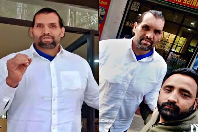 नाहन पहुंचे The Great Khali