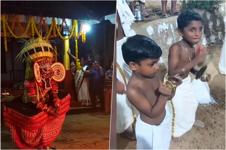 theyyam  traditional art form  traditional art form in kozhikode  kottiyattam  temple celebration  latest news in kozhikode  പാരമ്പര്യ കലകള്‍  കെട്ടിയാട്ടത്തിന്‍റെ മഹത്വം  കെട്ടിയാട്ടങ്ങളുടെ പാരമ്പര്യം  പാരമ്പര്യ കലാരൂപങ്ങള്‍  തെയ്യവും തിറയും  കലയുടെ ഭാവി പുതുതലമുറയില്‍  മുച്ചിലോട്ടു ഭഗവതി  കോഴിക്കോട് ഏറ്റവും പുതിയ വാര്‍ത്ത  ഇന്നത്തെ പ്രധാന വാര്‍ത്ത