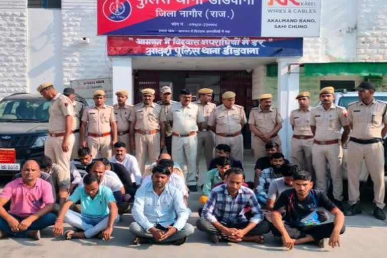 Nagaur police big action, 248 criminals arrested in Nagaur, 31 cases registered