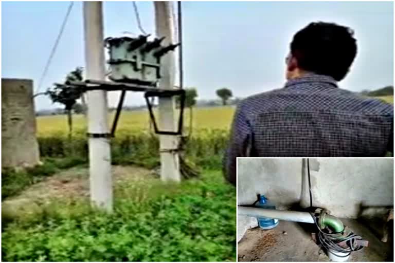 Raid on illegal agricultural tubewell in Palwal