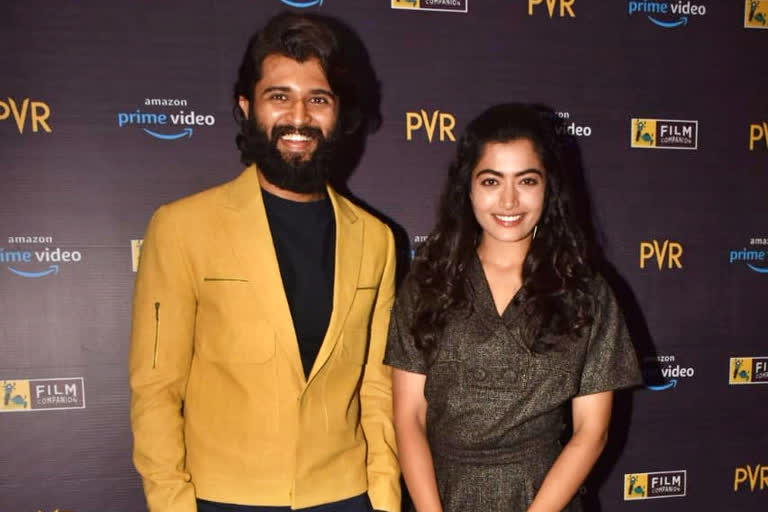 Mumbay news, Bollywood news, Vijay Deverakonda and Rashmika Mandanna in Mumbay, Dear Comrade news,