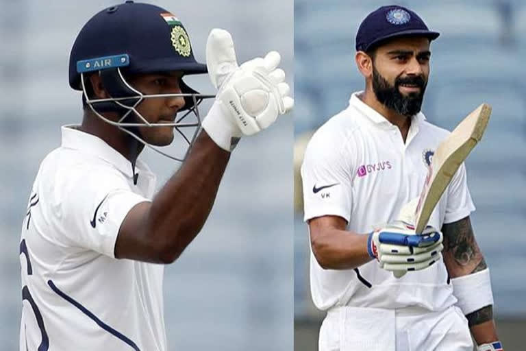 icc test ranks 2019: Kohli closes in on top-ranked Smith, Agarwal enters into top-10 for first time