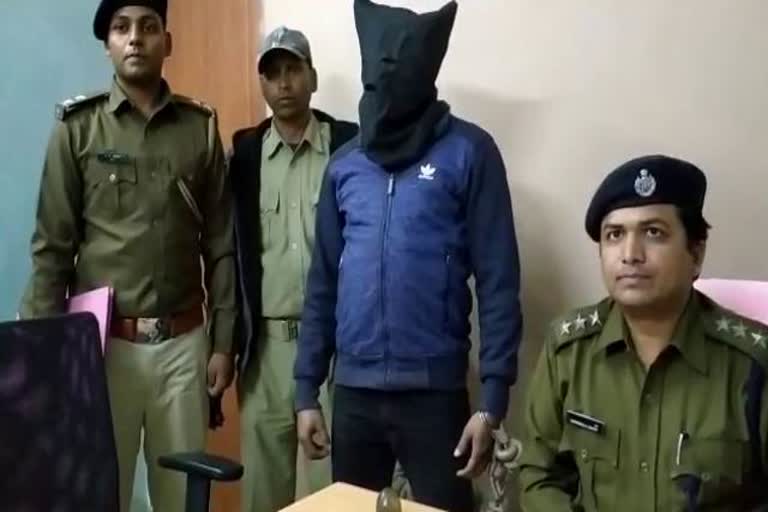 An accused arrested in a robbery case in Seraikela