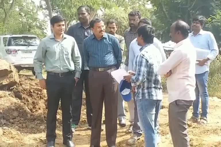 kamareddy collector satyanarayana visited government degree college