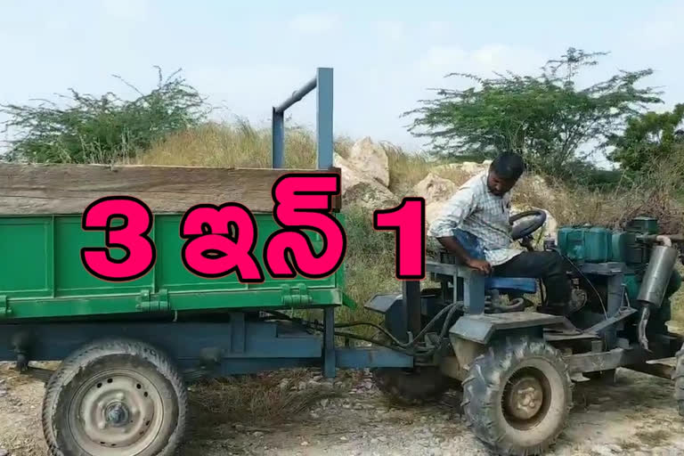 new tractor invented by anatapuram farmer