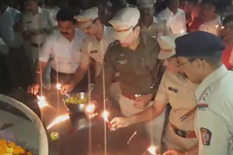 Tribute paid by the Sangli police