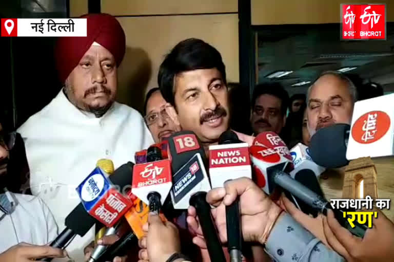 delhi bjp president manoj tiwari attack on arvind kejriwal