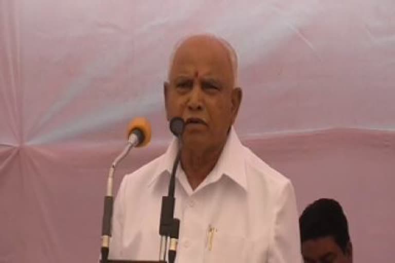 cm b.s.yadiyurappa roadshow in Bangalore and hosakote