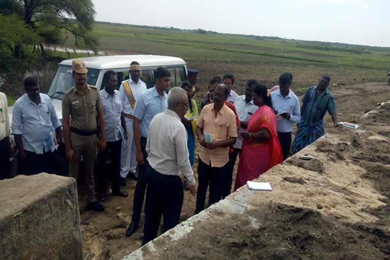 Officers who inspect the water bodies