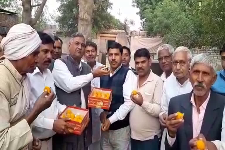 prajapati community distribute sweet in rewari