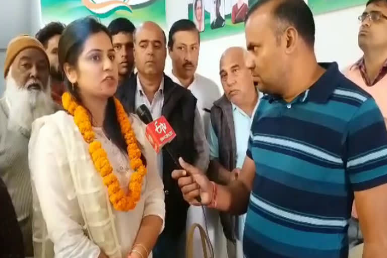 churu latest news, चूरू न्यूज, newly elected chairman Payal Saini, नव निर्वाचित अध्यक्ष पायल सैनी