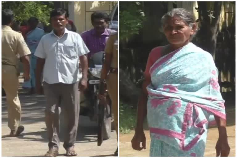 tuticorin District Session Court sentenced to life imprisonment  mother son accused of burning a sanitation worker  sanitation worker killed at Kovilpatti  கோவில்பட்டி துப்புரவு தொழிலாளர் எரித்து கொலை