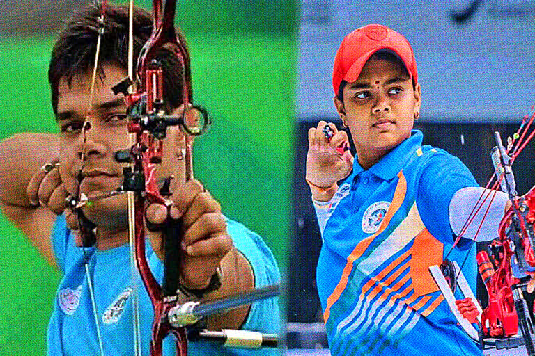 Jyothi-Abhishek won the gold medal in mixed team compound at the Asian Archery C'ships