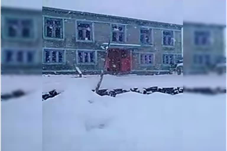 kullu Heavy snowfall in all